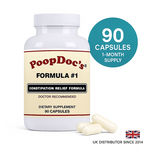 PoopDoc® Formula #1 Constipation Relief Supplement (90 Capsules)