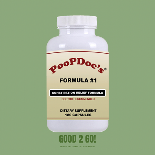 PoopDoc Constipation Relief Formula #1 - 180 Capsules